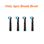Rechargeable Rotating Electric Toothbrush with 4 Brush Heads