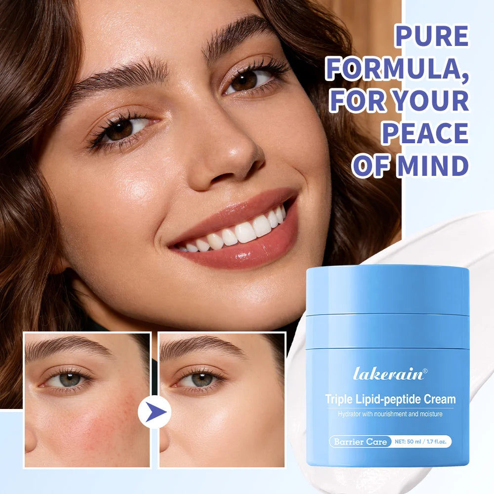 Triple Lipid Peptide Moisturizing Face Cream for Dry Skin - 2