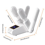 4-Tube Foldable Shoe and Boot Dryer with UV Sterilization