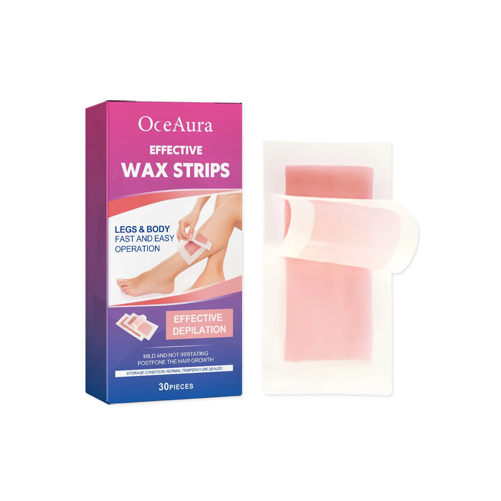 Full Body Hair Removal Wax Strips for Smooth Skin - 18