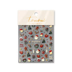 3D Christmas Cartoon Nail Art Sticker Decals
