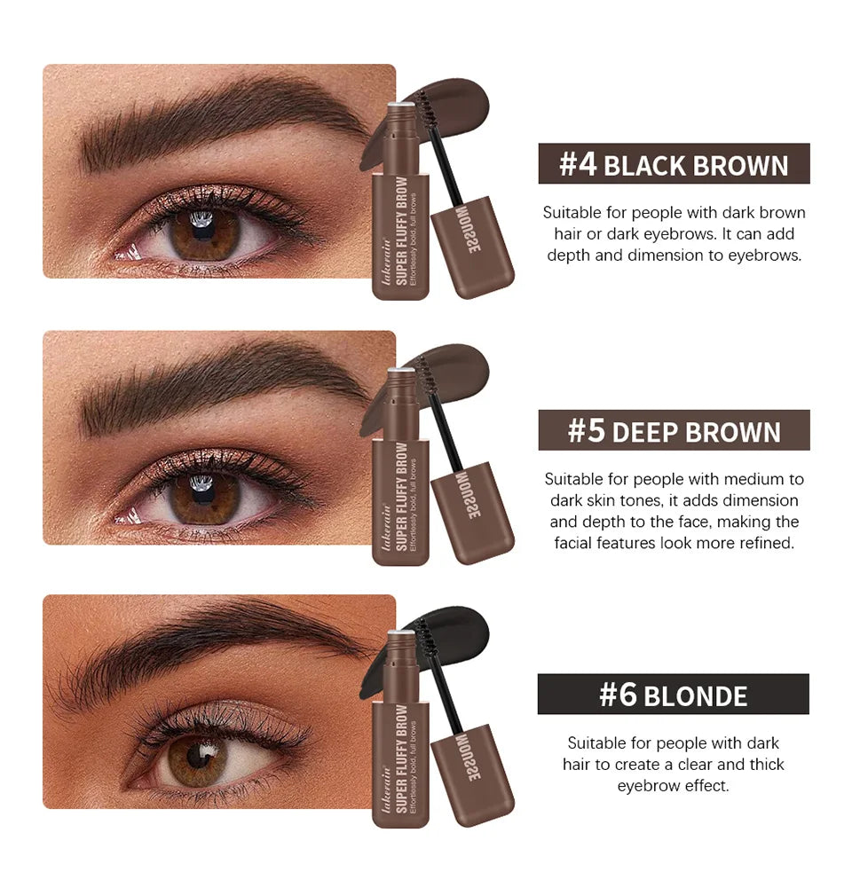 Waterproof Volumizing Eyebrow Mousse for Thick Fluffy Brows