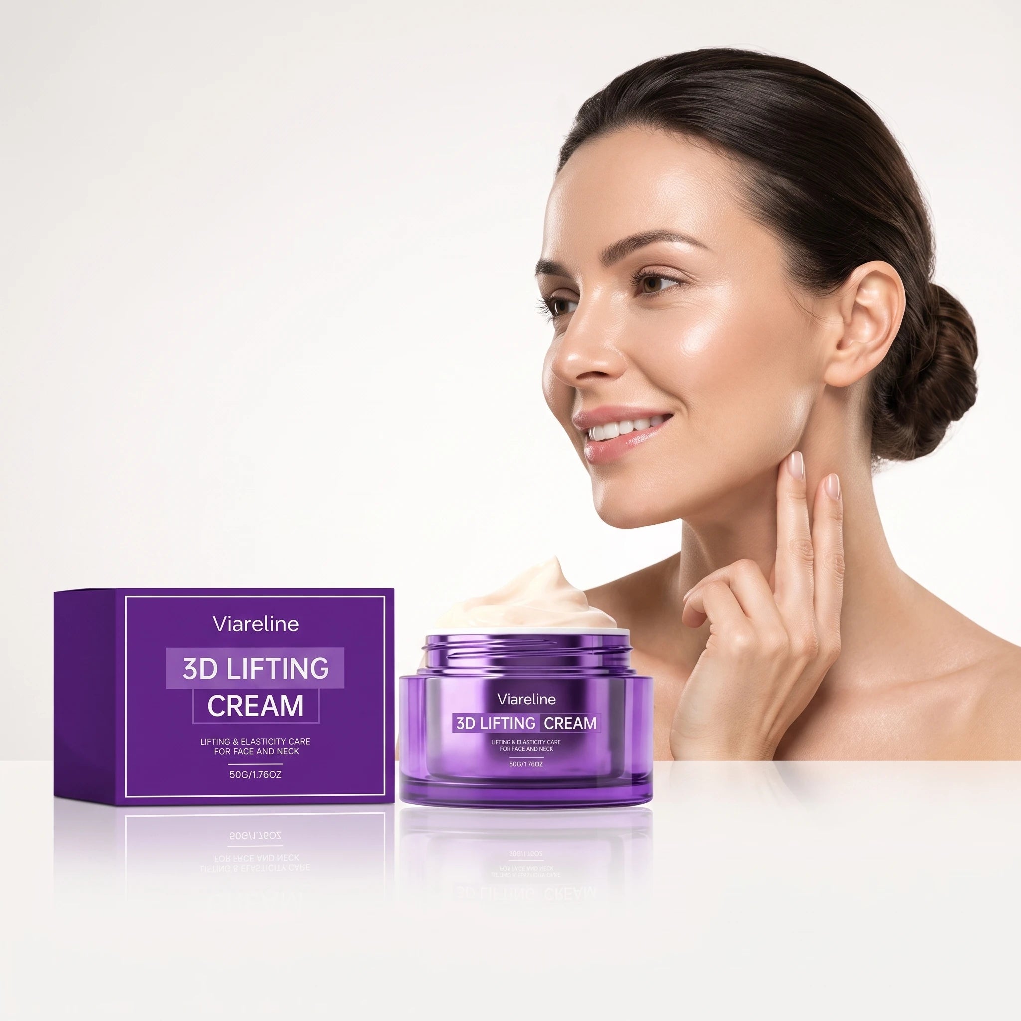 3D Face and Neck Firming Lifting Cream for Fine Lines - 3