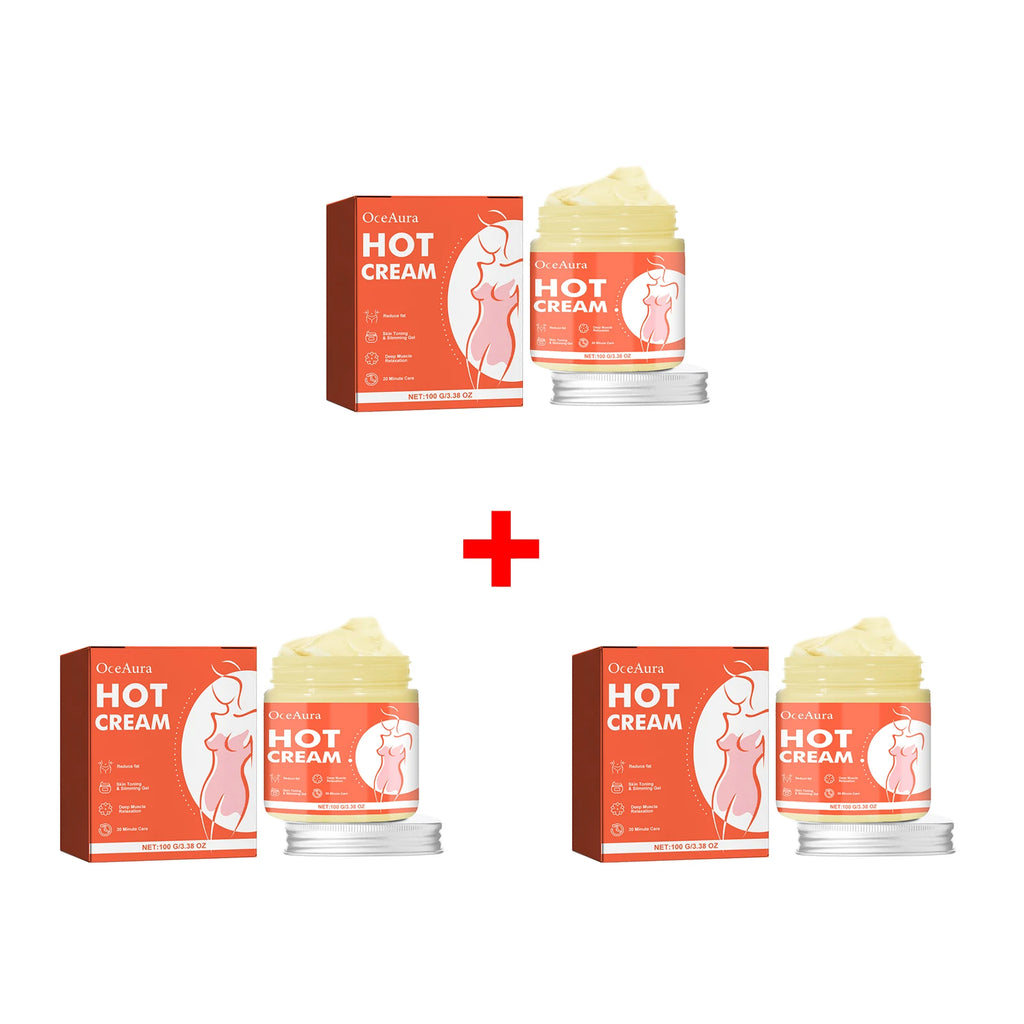 Anti-Cellulite Thermal Massage Cream for Body Slimming and Toning