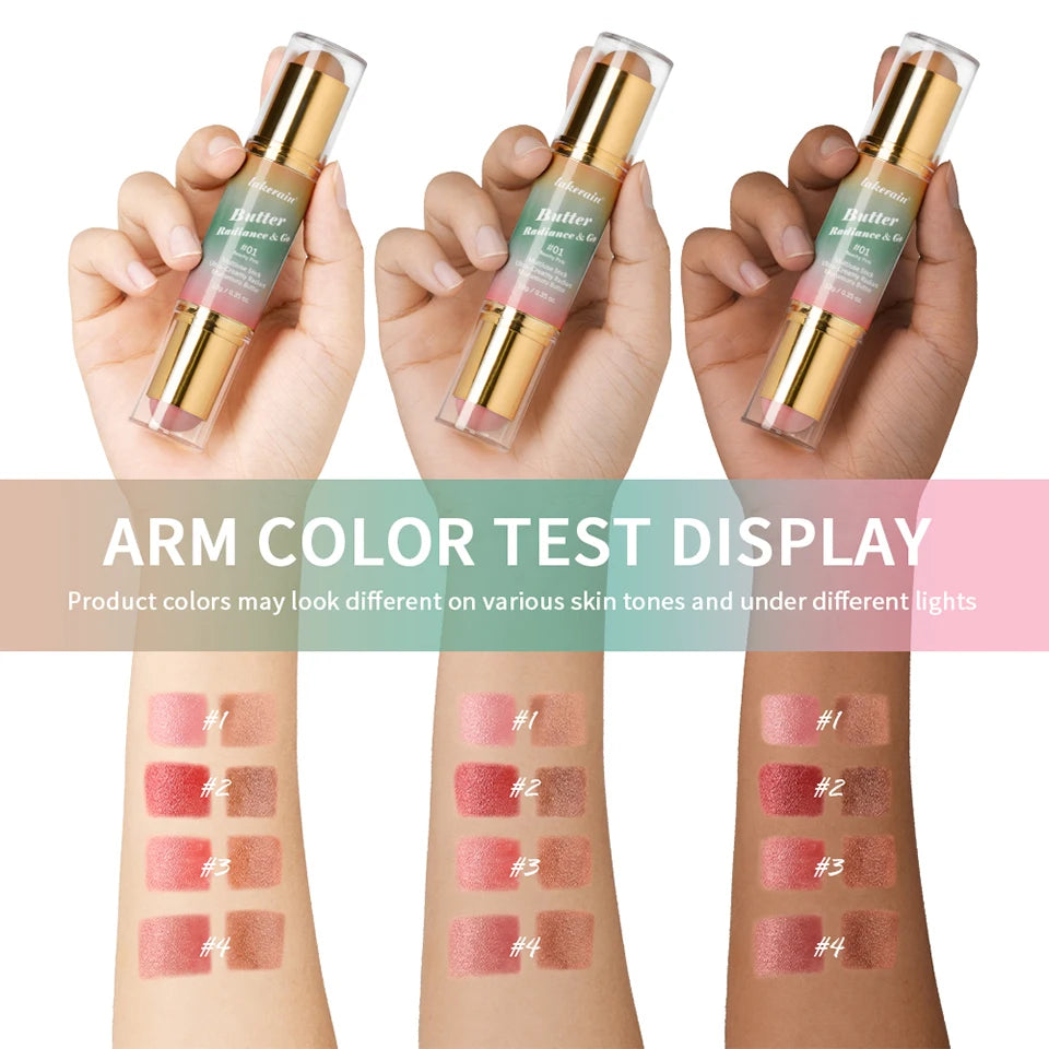 2-in-1 Dual Ended Bronzer and Blush Makeup Stick