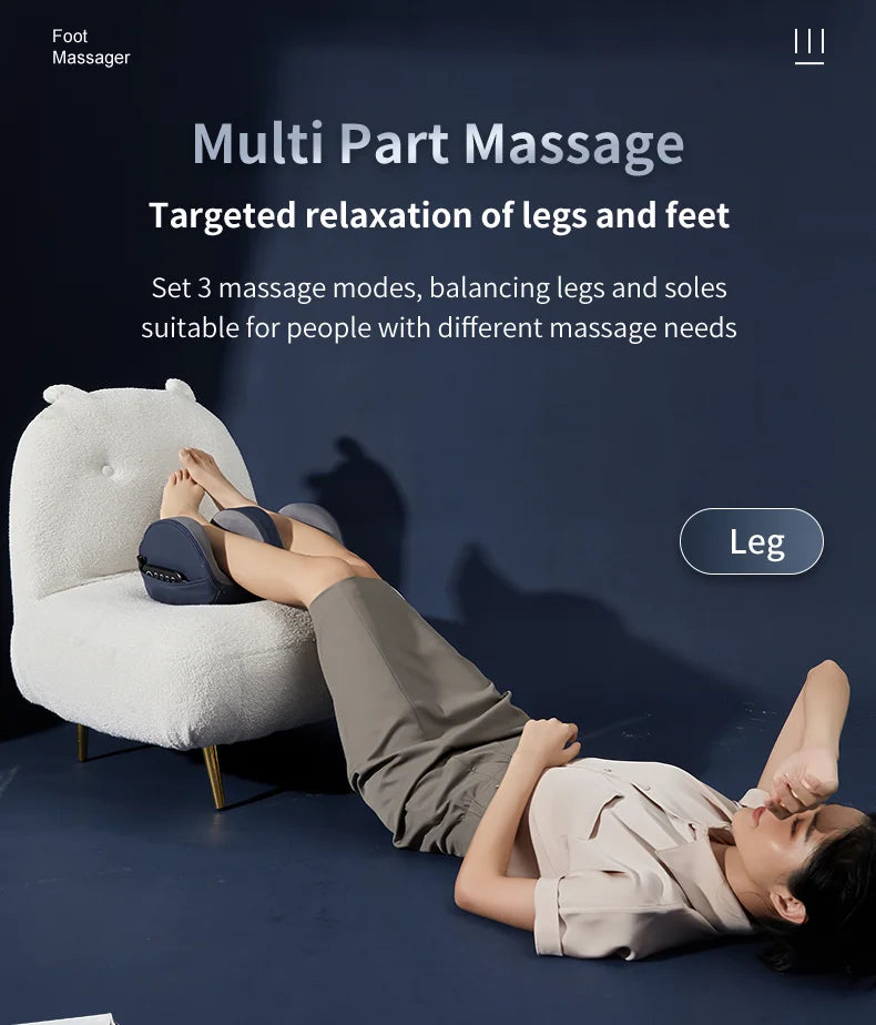 Multifunctional Shiatsu Foot and Leg Massager with Heat