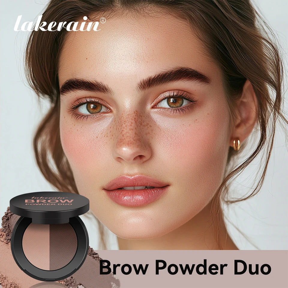 Dual-Tone Eyebrow Powder and Contour Palette - 7