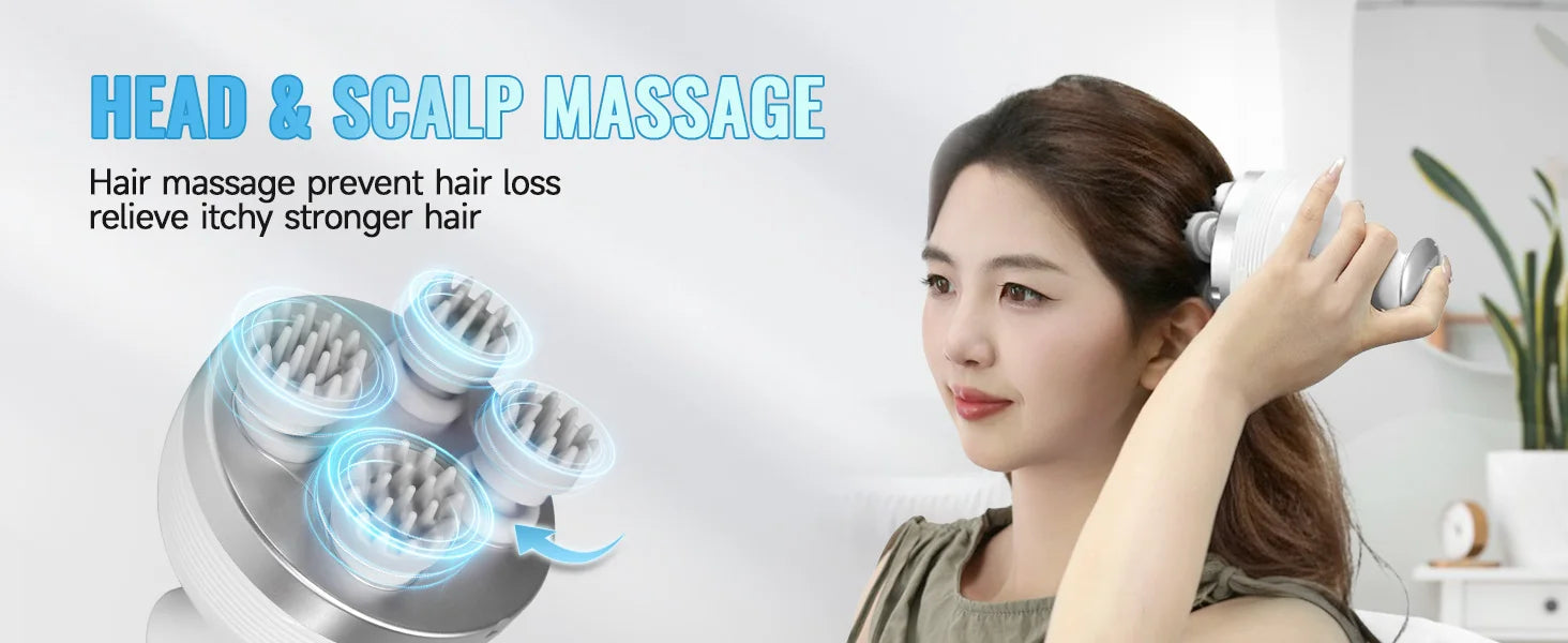 Wireless Electric Scalp and Body Massager - 12