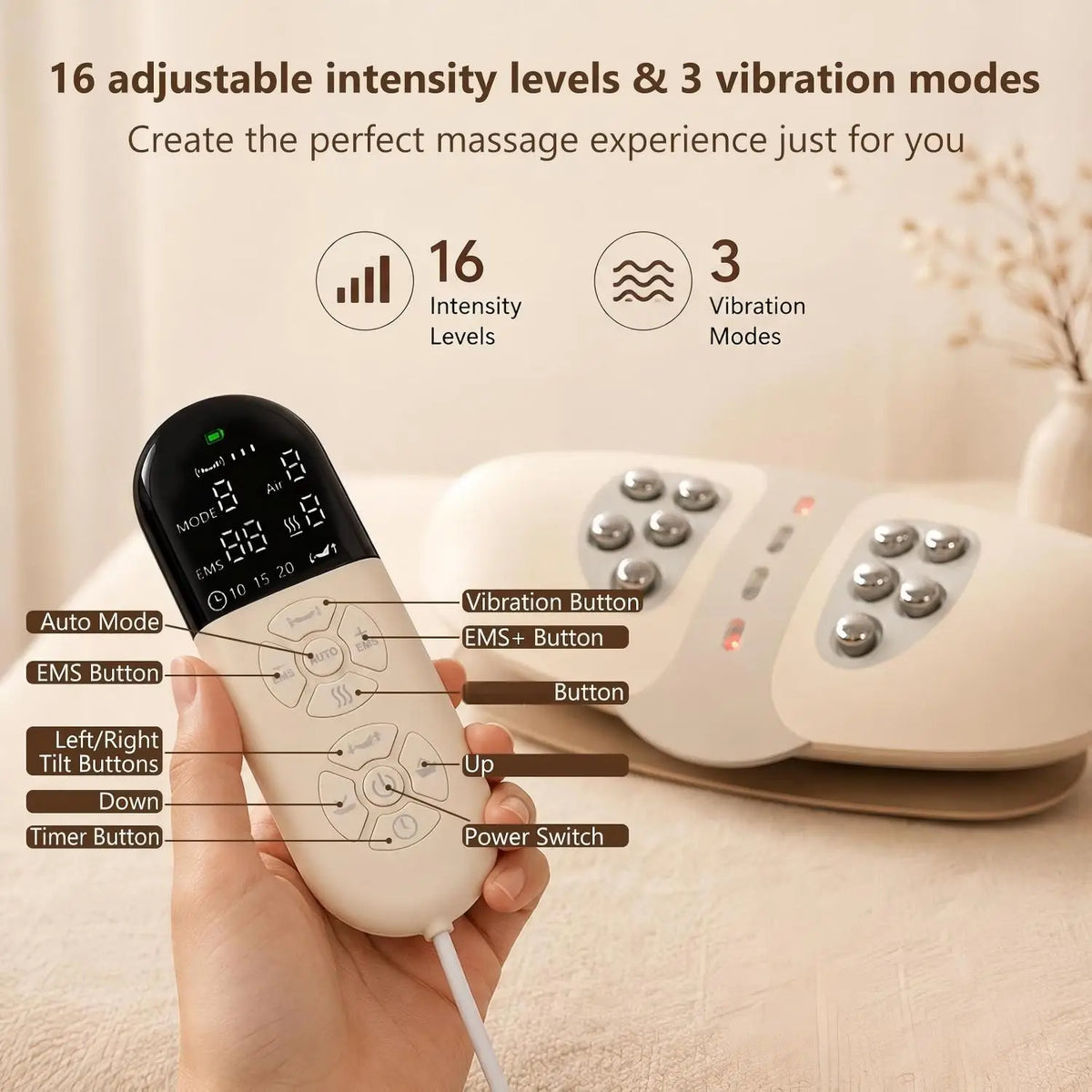 Electric Lumbar Traction and Vibration Back Massager