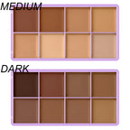 8-Shade Full Coverage Cream Concealer Palette