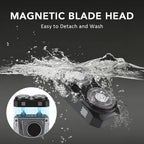 Portable Mini Electric Shaver with Digital Display