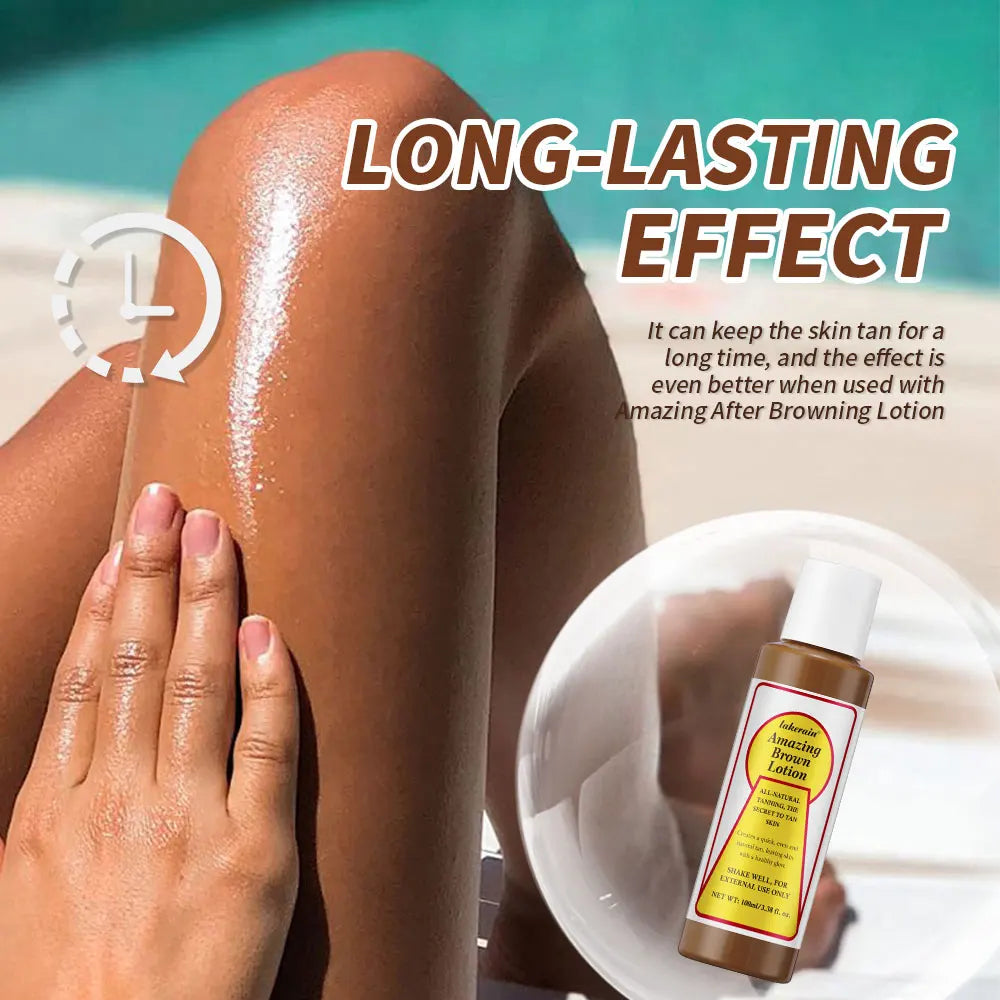 Sunless Tanning Body Lotion for Deep Bronze Glow - 4