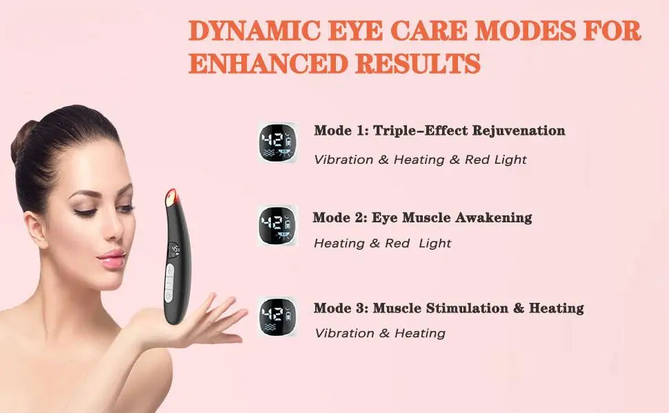 3-in-1 Heated Eye and Face Rejuvenation Wand - 8