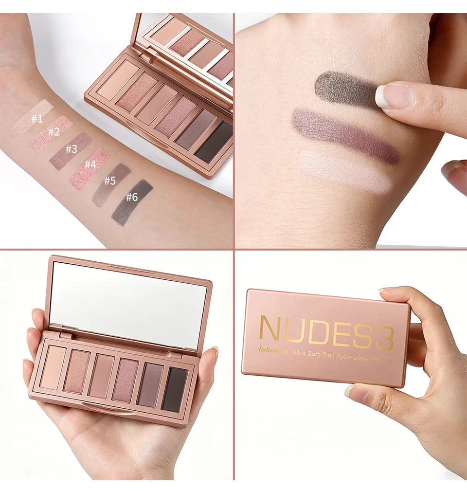 Mini Soft Pink Eyeshadow Palette