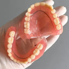 Full Mouth Cosmetic Denture Set with Hygiene Kit and Storage Case