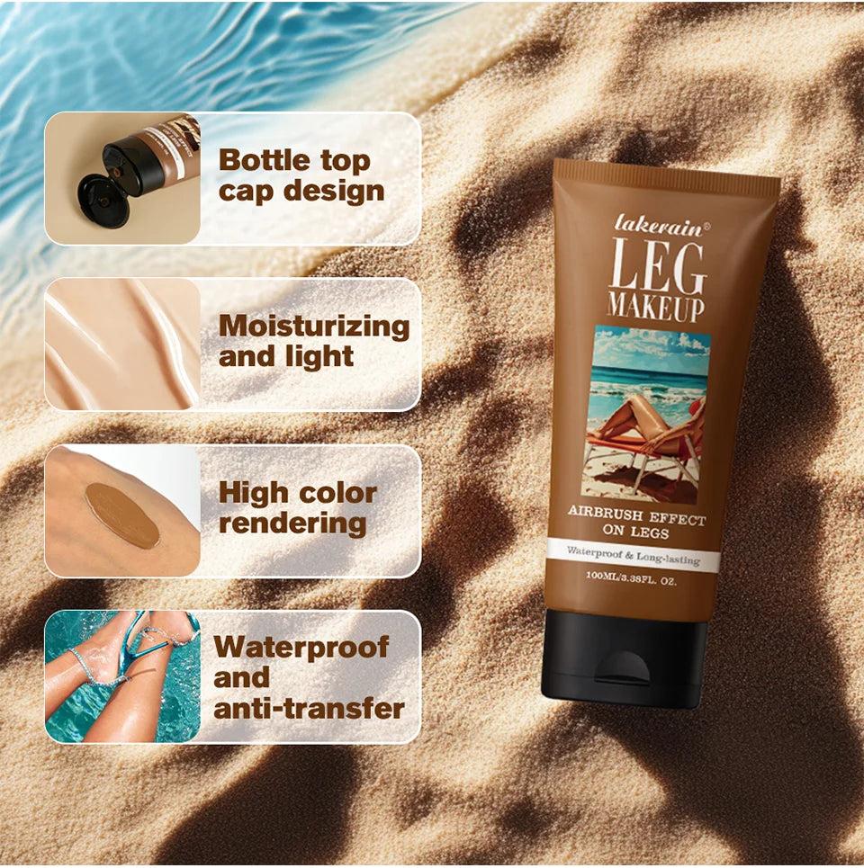 Waterproof Leg Foundation Makeup for Flawless Even Skin Tone