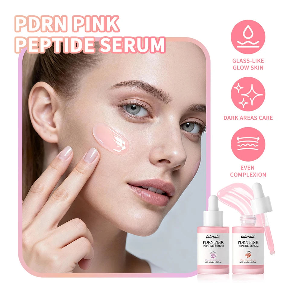Pink Peptide Hydrating Face Serum for Radiant Skin