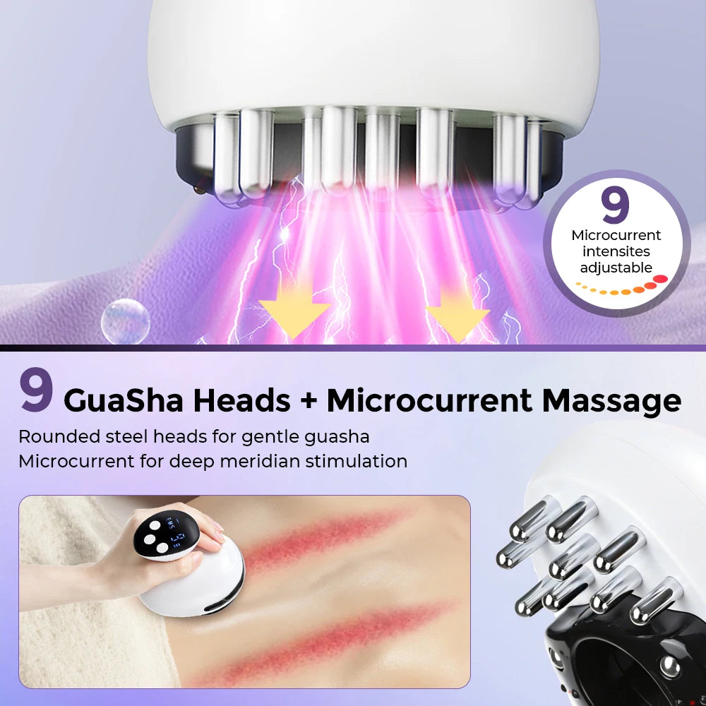 Electric Vacuum Cupping and Gua Sha Massage Device