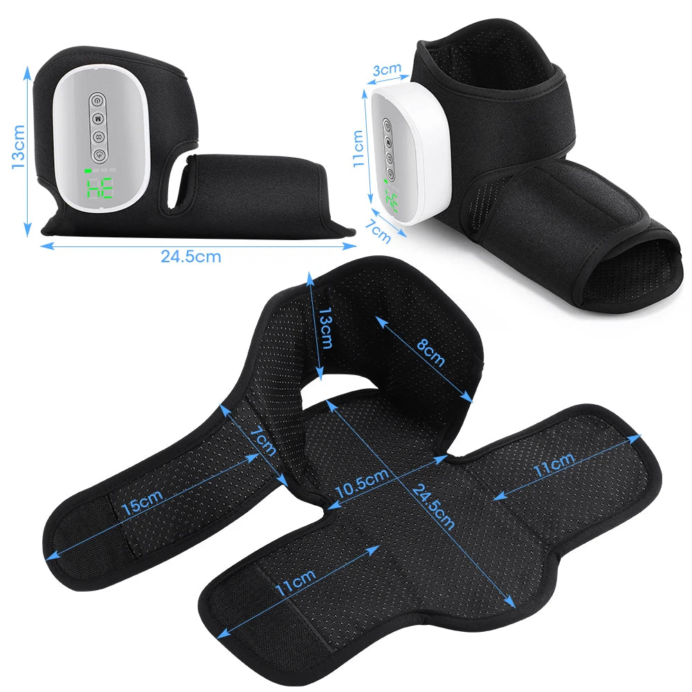 Wireless Heated Air Compression Foot and Ankle Massager