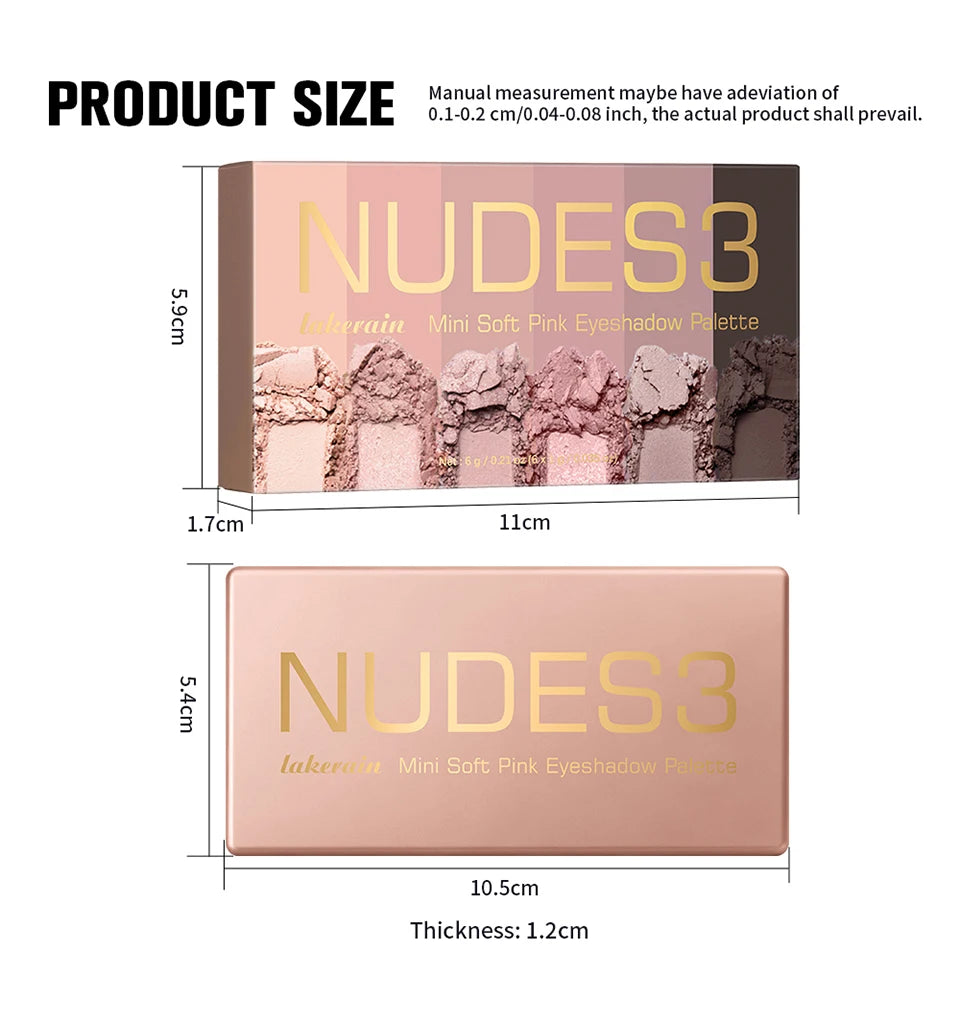 Mini Soft Pink Eyeshadow Palette