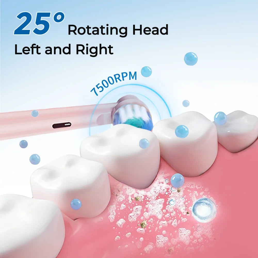 Rechargeable Rotating Electric Toothbrush for Kids