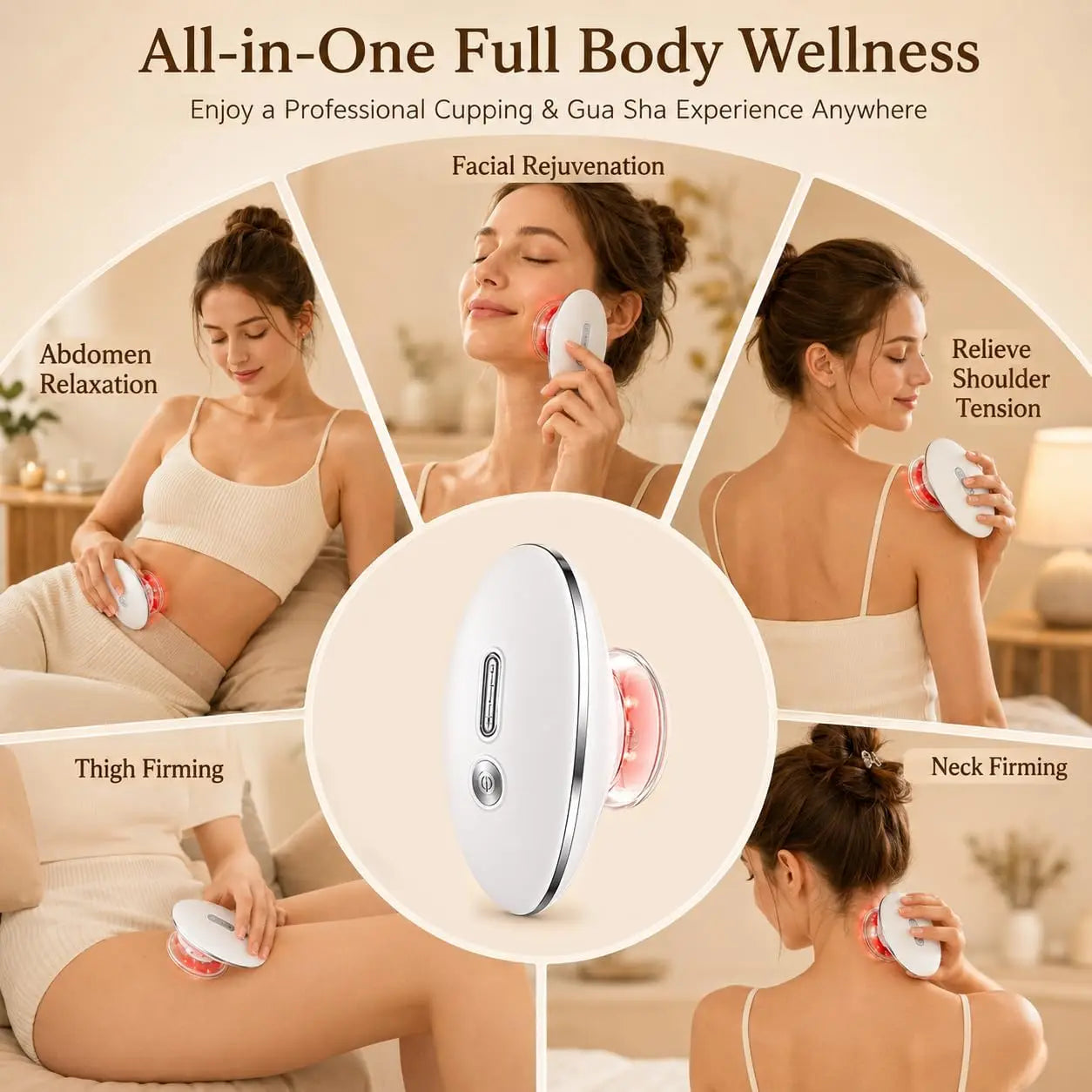 3-in-1 LED Body Sculpting and Facial Contouring Massager - 6