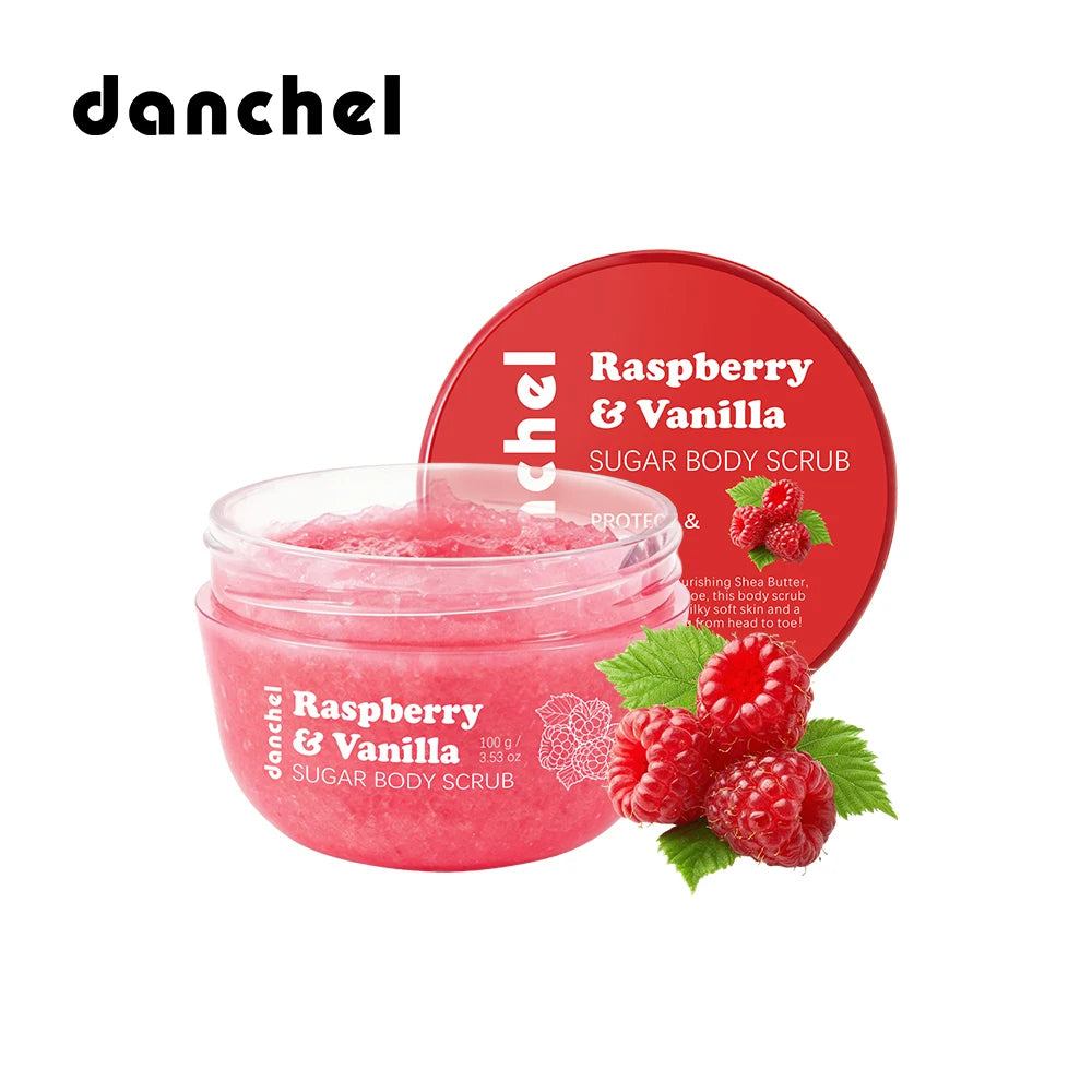 Raspberry and Vanilla Smoothing Sugar Body Scrub