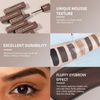 Waterproof Volumizing Eyebrow Mousse for Thick Fluffy Brows