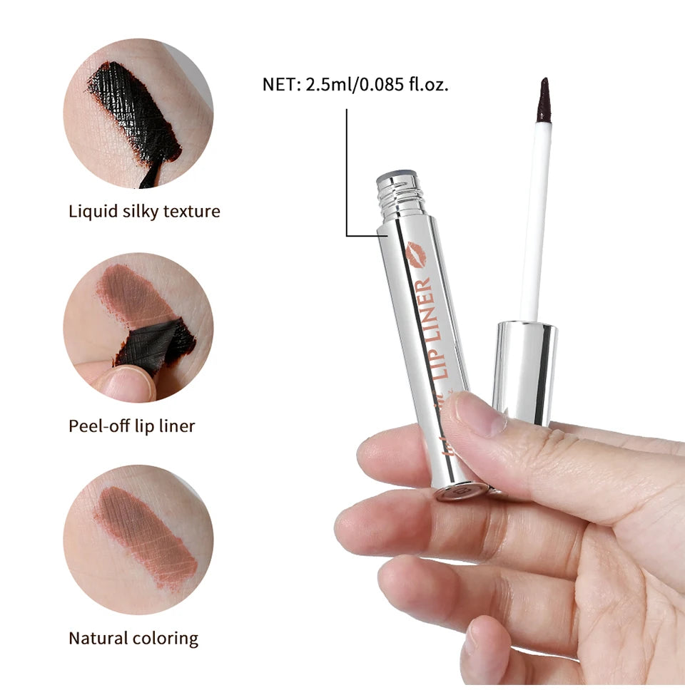 Waterproof Peel-Off Matte Lip Liner - 15