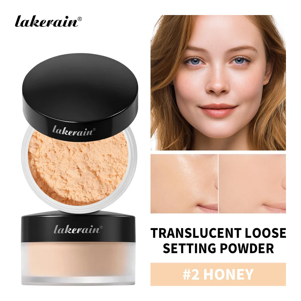 Translucent Loose Setting Powder for Matte Makeup Finish