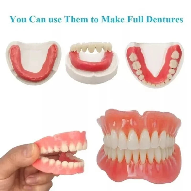 Silicone Full Dentures for Natural Smile and Oral Care