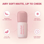 Velvet Matte 2-in-1 Lip and Cheek Tint for Soft Natural Finish
