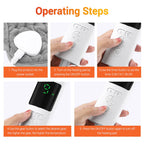 Electric Heating Pad with Adjustable Temperature and Timer