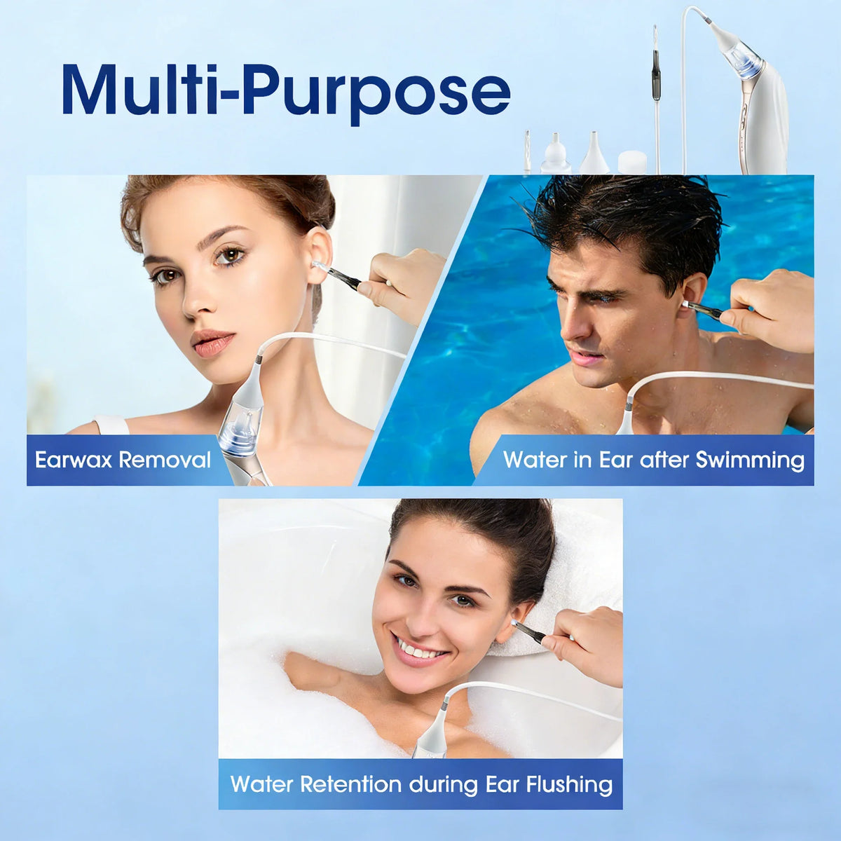Intelligent Electric Vacuum Earwax Removal Tool