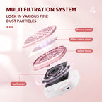 USB Powered Nail Dust Collector for Manicures