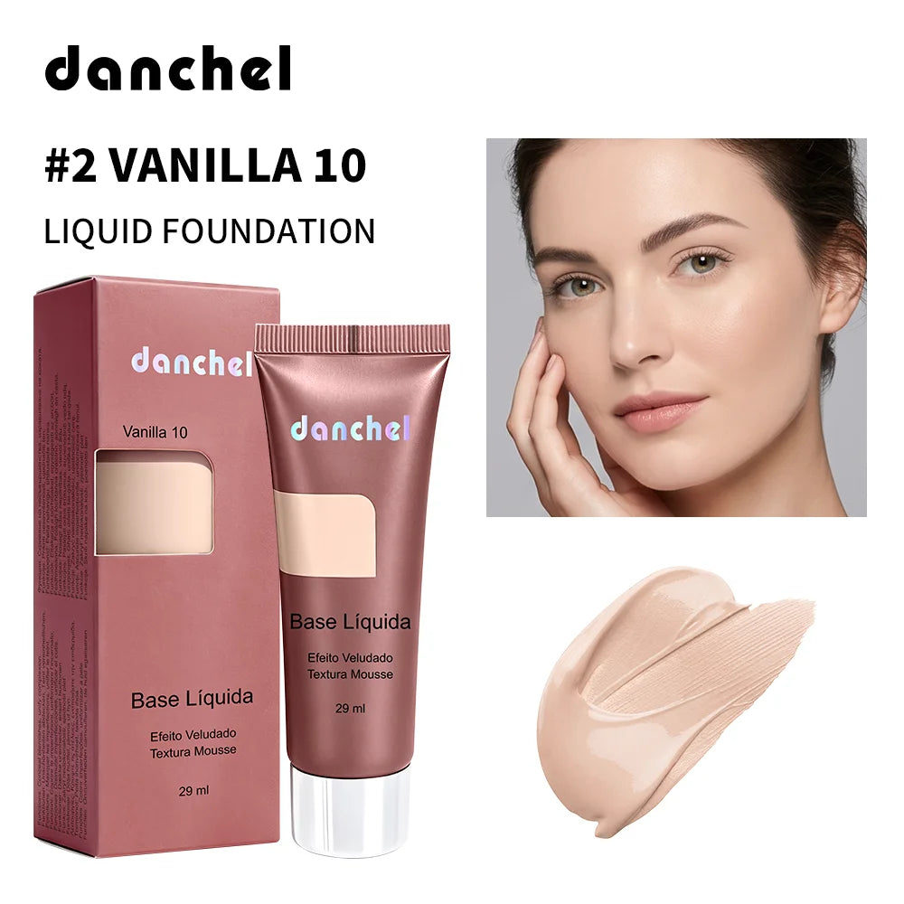 Long-Lasting Velvet Matte Liquid Foundation