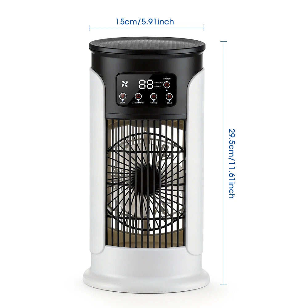 Portable Desktop Air Cooler and Humidifier with 6 Speeds - 10