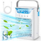 3-in-1 Portable Desktop Air Cooler and Humidifier Fan