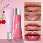 Moisturizing Lip Glowing Butter Gloss with Keychain
