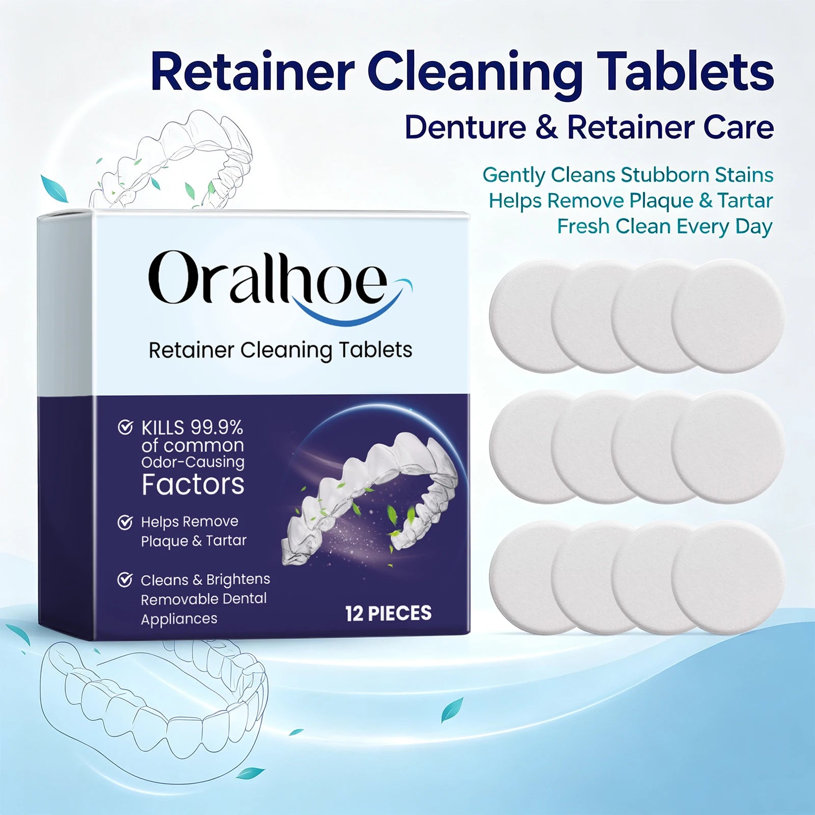 Effervescent Denture and Retainer Cleaning Tablets - 2