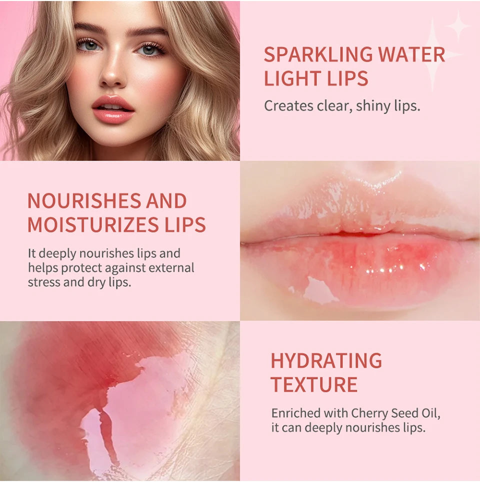 Hydrating Mirror-Finish Lip Glow Oil for Nourished, Shiny Lips