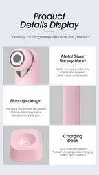 3-in-1 LED Photon Eye Facial Massager for Puffiness and Dark Circles