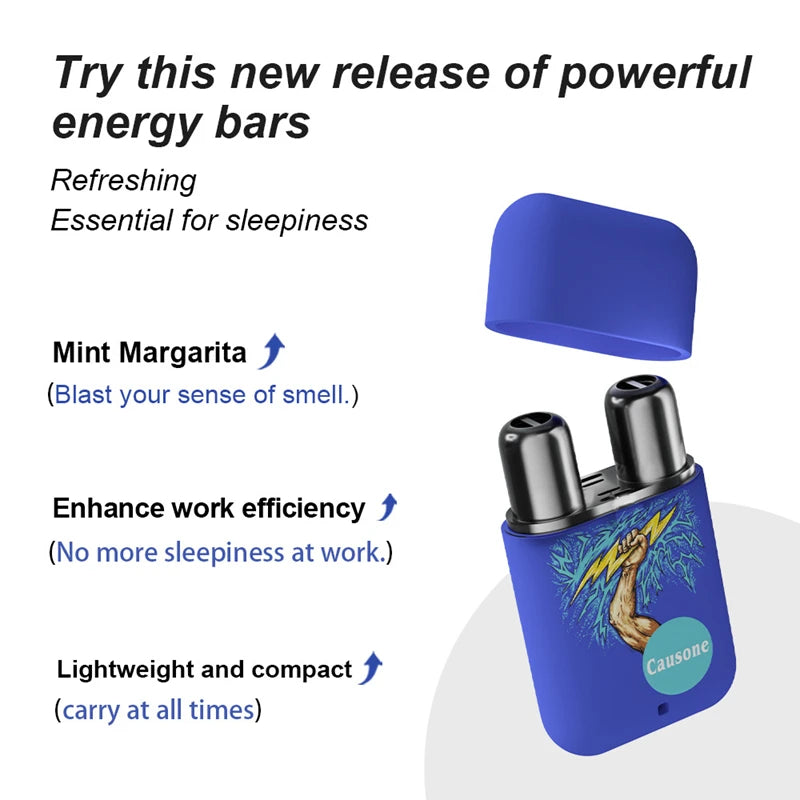 Double-Hole Essential Oil Aromatherapy Energy Inhaler Stick