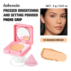 2-in-1 Oil-Control Pressed Setting Powder with Integrated Phone Grip