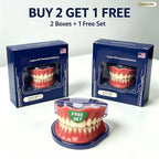 Instant Smile Cosmetic Dentures with Comfortable Silicone Gum Base