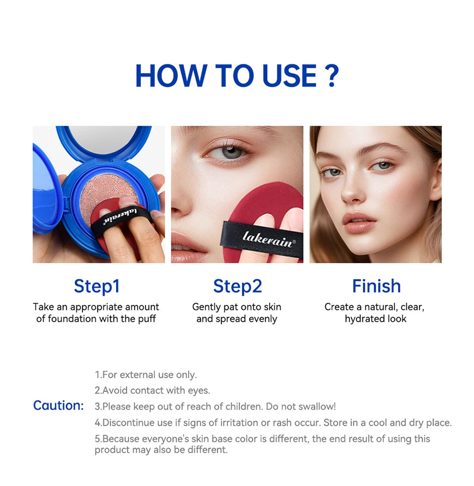 Long-Lasting Cushion Foundation with SPF and Cooling Effect