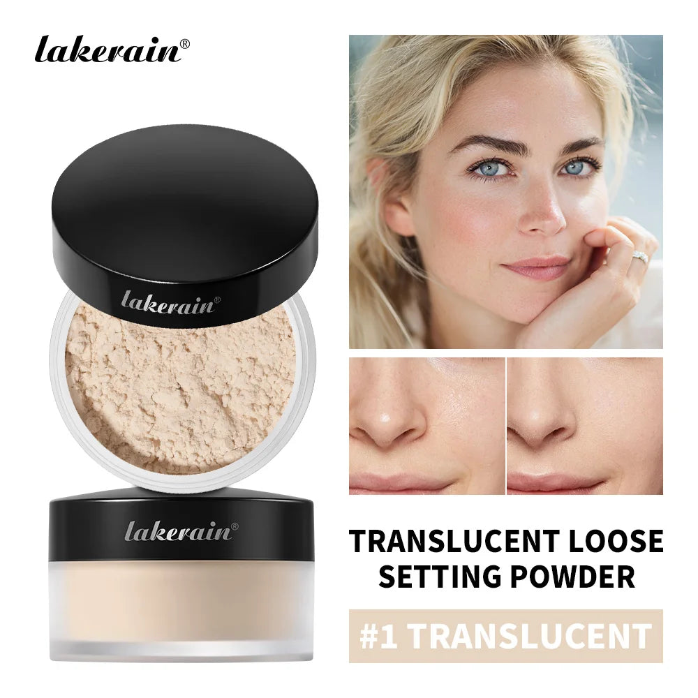 Translucent Loose Setting Powder for Matte Makeup Finish