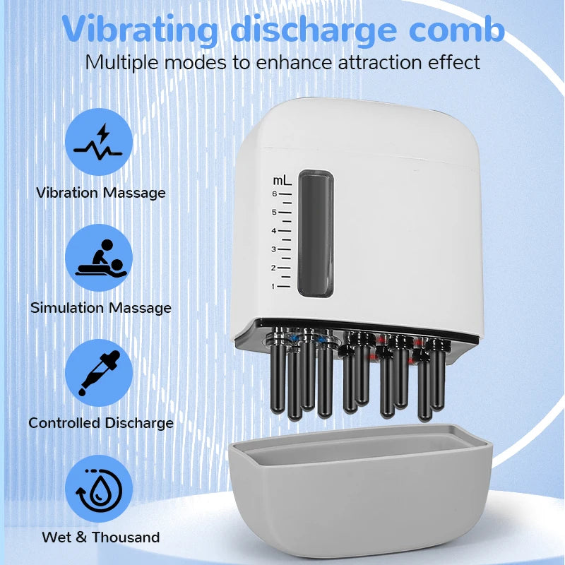 Electric Scalp Massager and Hair Oil Applicator Comb