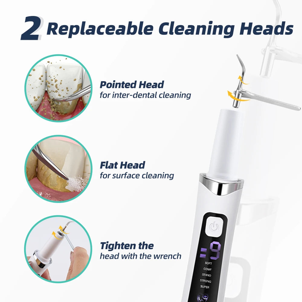 Ultrasonic Electric Teeth Cleaner and Tartar Remover