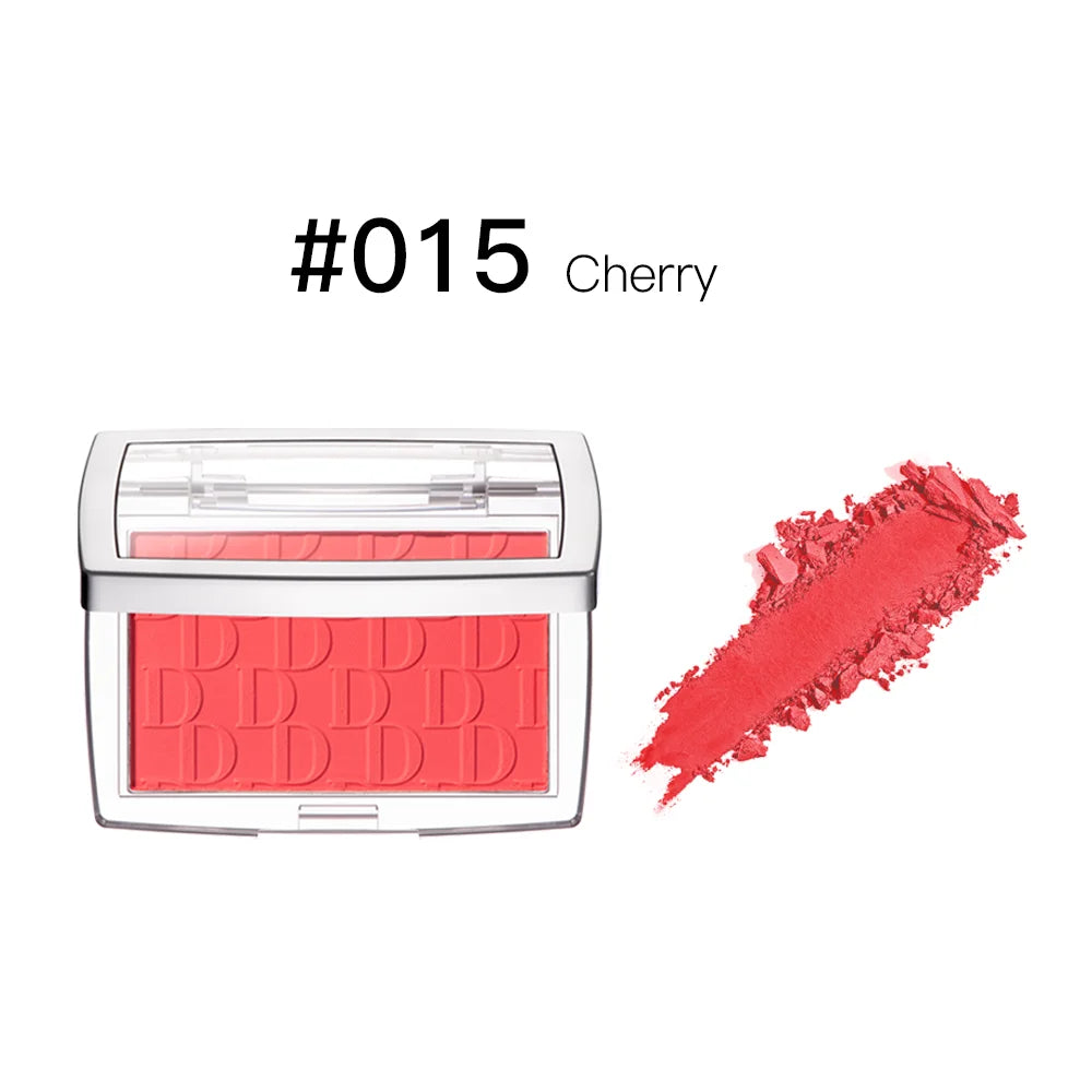 Matte Embossed Blush Palette with Professional Brush